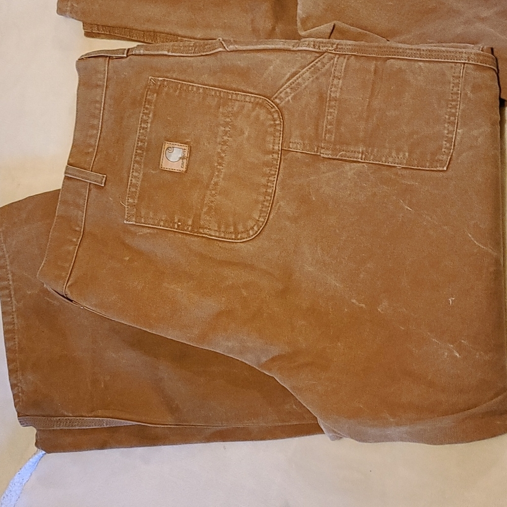 3 Pair of Carhartt Work Pants 46 x 32